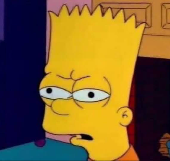 bart says wtf man